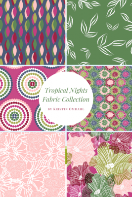 Tropical nights fabric kristin omdahl