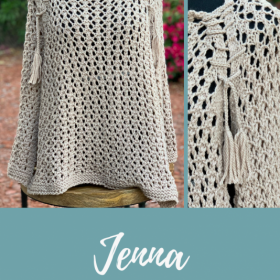 Jenna Poncho Pattern from Layers Knit Book by Kristin Omdahl 