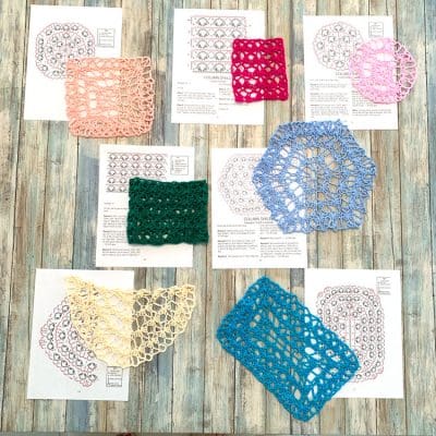 Shell Clum Pattern Abigail Column Shell Stitch Pattern Crochet | Crochet Patterns for Sale