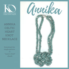 Annika Necklace Pattern from Layers Knit Book by Kristin Omdahl