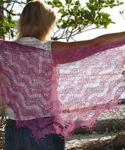 Bonita Beach Knit Lace Shawl Pattern