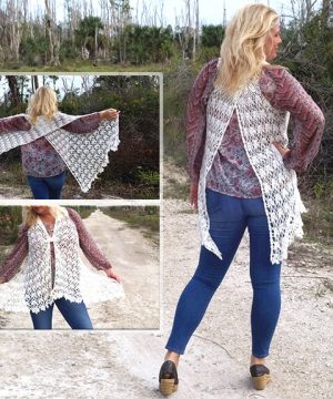 Chantilly Lace Vest Crochet Pattern
