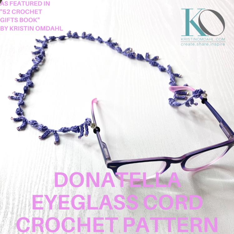 Donatella Eyeglass Cord Crochet Pattern