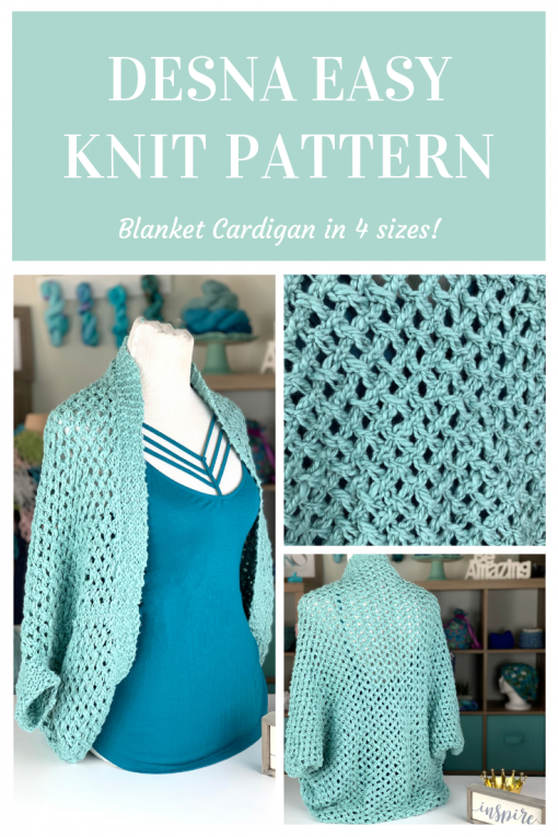 Desna Knit Shrug Pattern by Kristin Omdahl