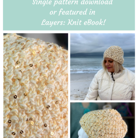 Gia Hat Pattern from Layers Knit Book by Kristin Omdahl 