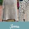 Corset Tied Jenna Knit Poncho Pattern