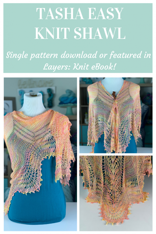 Tasha Knit Lace Shawl | Custom Free Knit Patterns for Sale