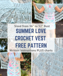 Summer Love Crochet Vest pattern by Kristin Omdahl