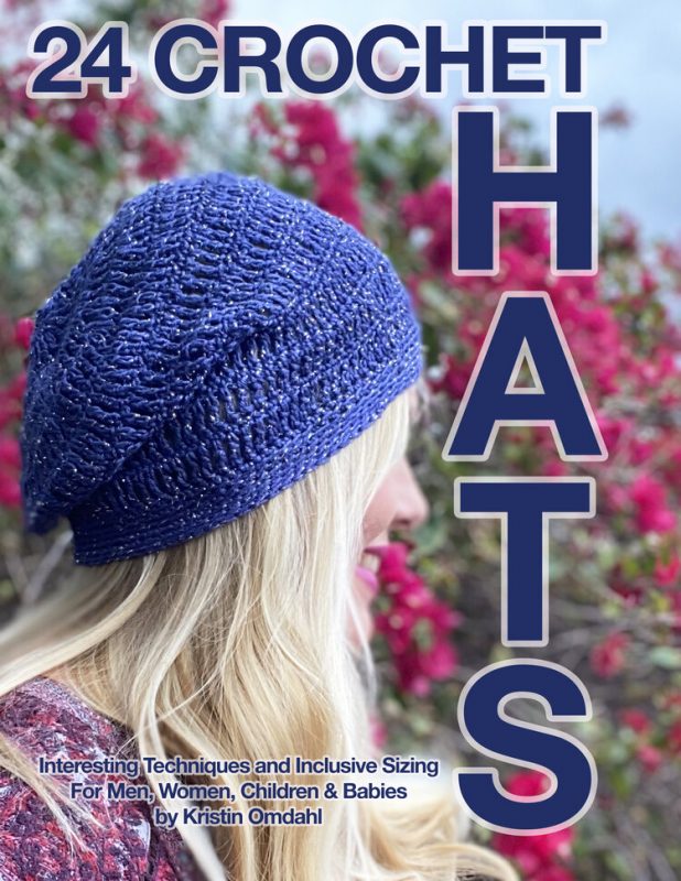 24 crochet hats book by Kristin Omdahl