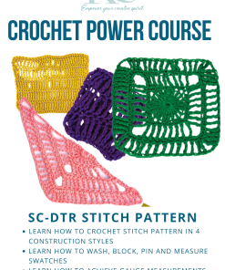 Crochet Power Sc Dtr Course taught by Kristin Omdahl