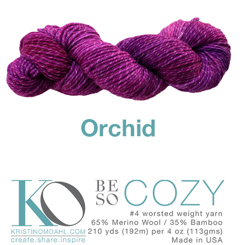 Kristin Omdahl Yarn Be so cozy Orchid