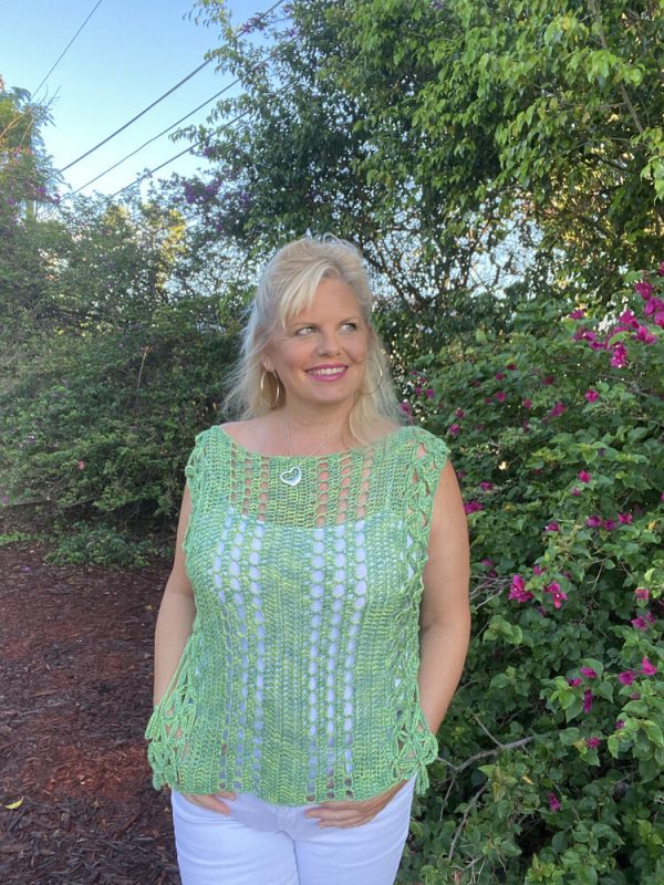 Fernanda crochet top tunic Kristin Omdahl