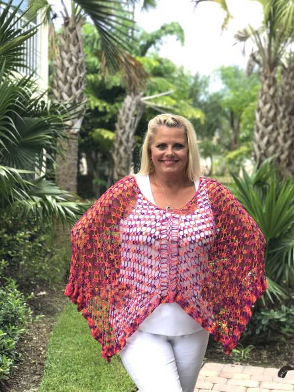 Celebration poncho crochet pattern