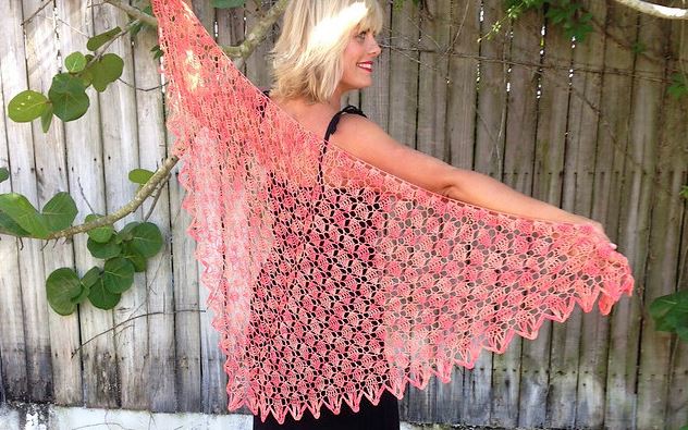 key West Shawl Pattern by Kristin Omdahl