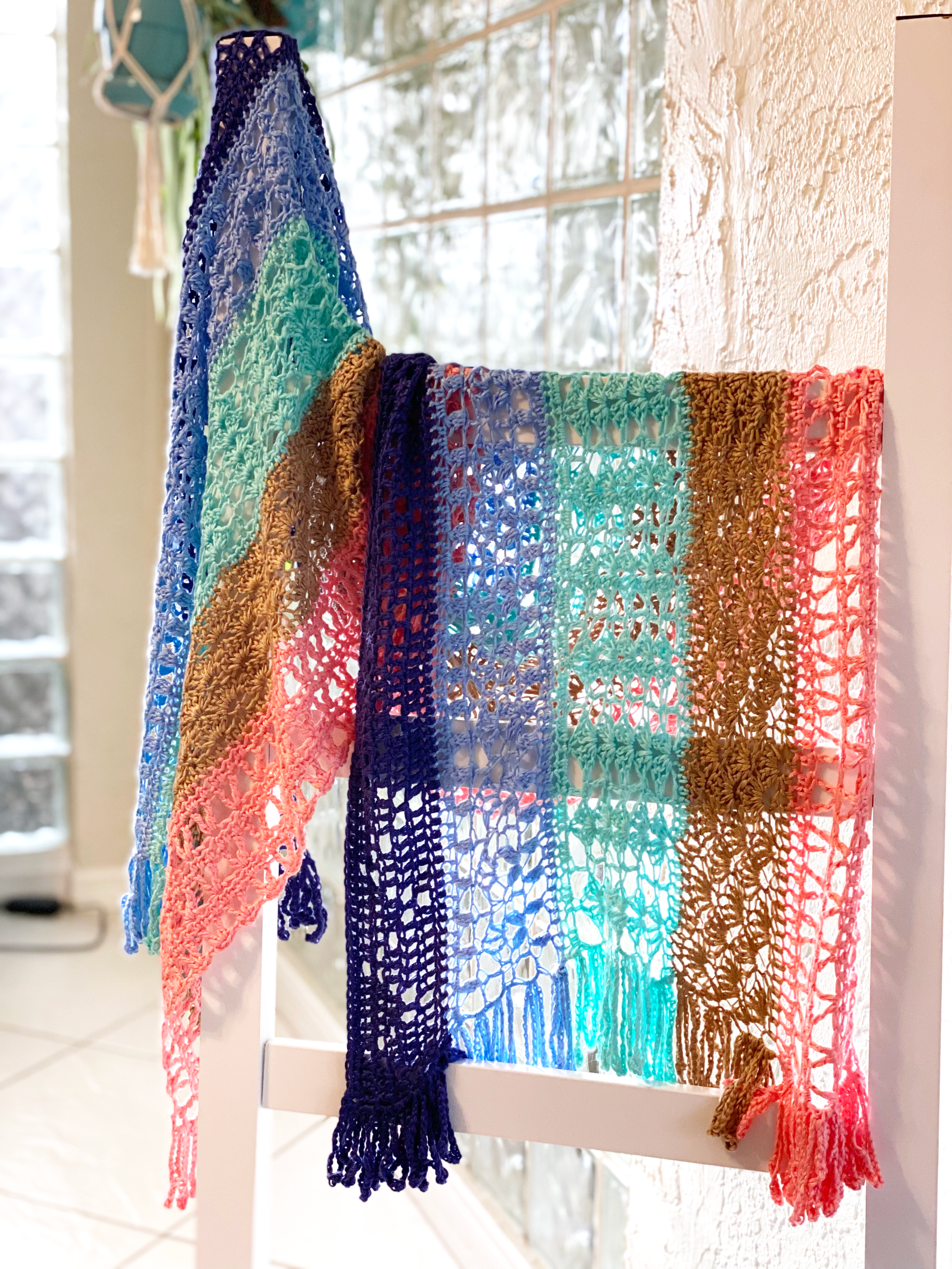 Layla Stitch Sampler Crochet Shawl Pattern - Image 4
