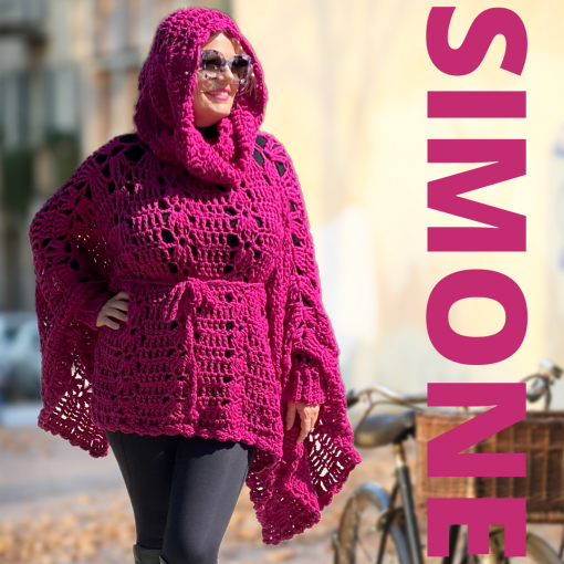 Simone Crochet Poncho Pattern