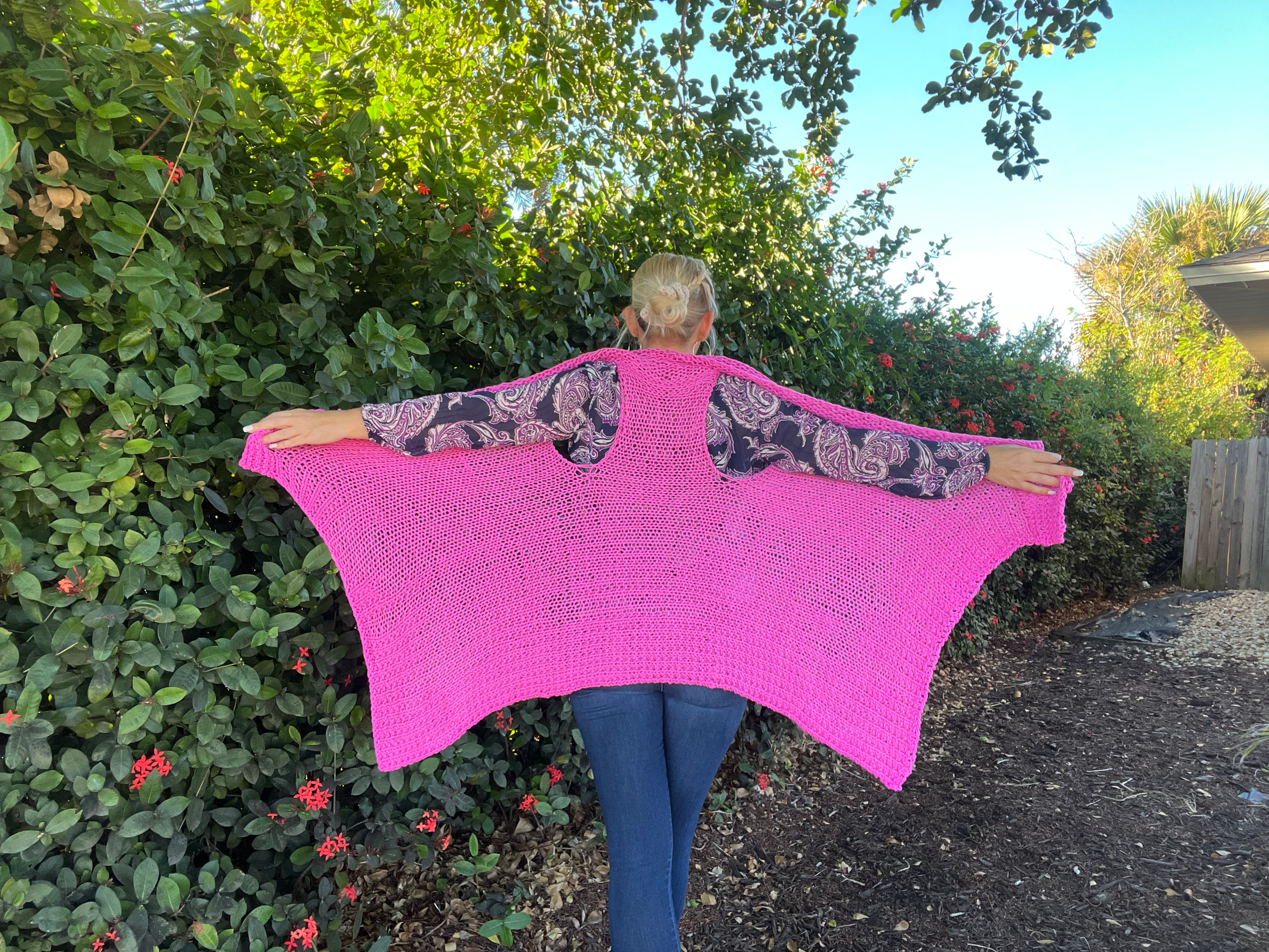 Posie Knit Cardi Wrap Vest Pattern - Image 4