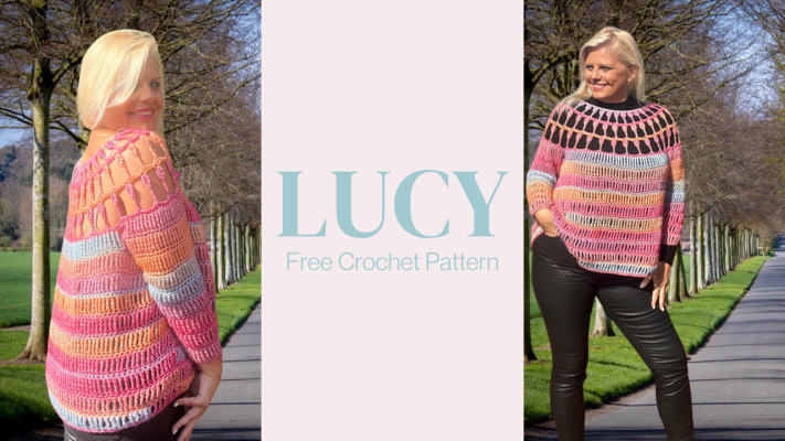 Lucy crochet sweater pattern