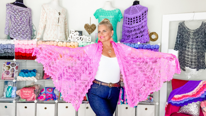 Mary Jane Shawl Crochet Pattern