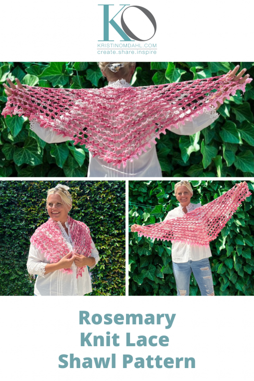Rosemary Knit Lace Shawl Pattern - Image 7