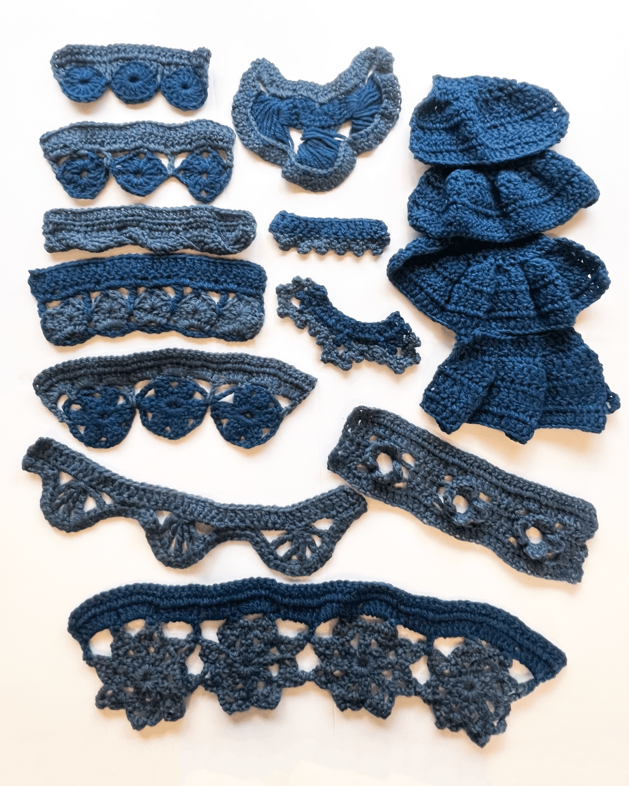 crochet edging samples from Crochet Power 2: Edgings book by Kristin Omdahl