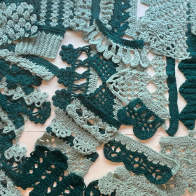 crochet edging samples from Crochet Power 2: Edgings book by Kristin Omdahl