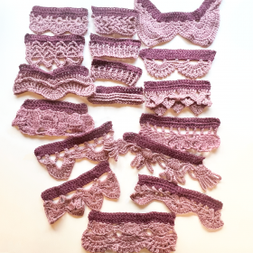 crochet edging samples from Crochet Power 2: Edgings book by Kristin Omdahl
