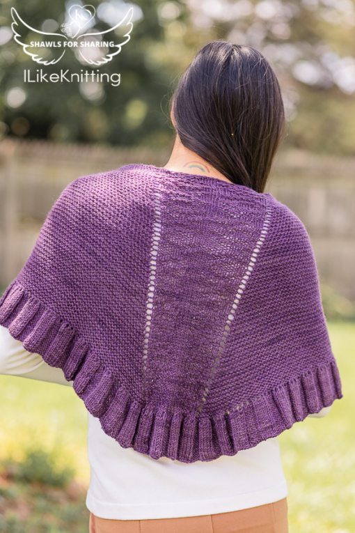 Alessia Triangular Knit Shawl Pattern