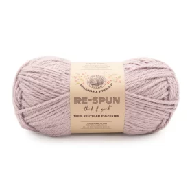 Lion Brand Re-Spun Thick & Quick Yarn, color Wisteria
