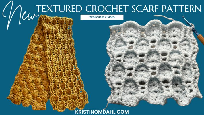 7 interesting, textured crochet patterns that use post stitches - Dora Does