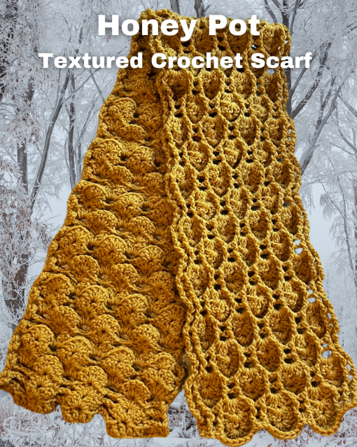 Honey Pot Crochet Scarf Pattern