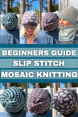 beginner guide to slip stitch mosaic knitting