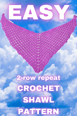 Iona Easy 2 Row Repeat Crochet Shawl Pattern Free Pattern Page ...