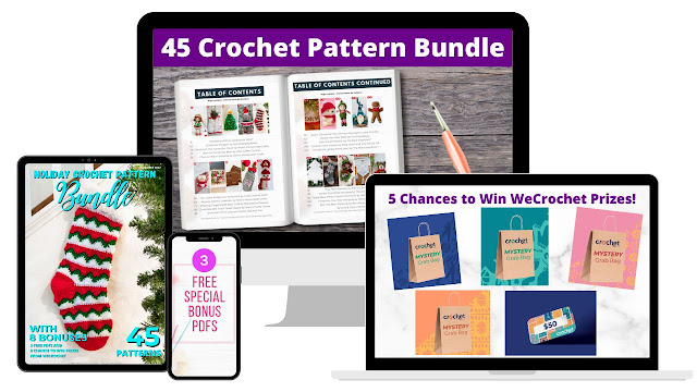 holiday crochet pattern bundle