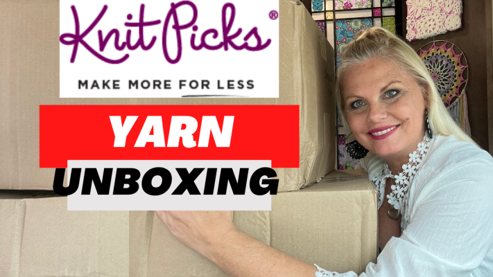 Kristin Omdahl unboxing Knit Picks Yarn