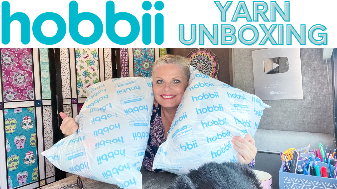 Hobbii Yarn unboxing with Kristin Omdahl
