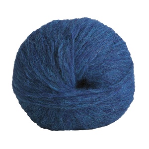 wonder fluff yarn by knit picks in color Atlantic heather