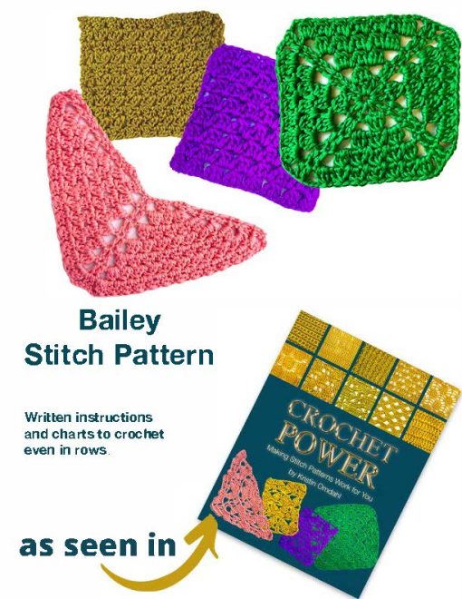 Bailey stitch pattern free crochet download