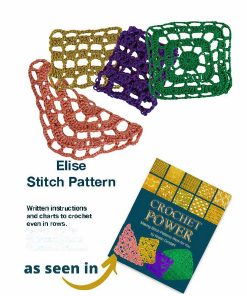 Elise stitch pattern even in rows free crochet pattern download