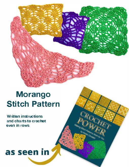 Morango Stitch Pattern Even In Rows Free Crochet Download