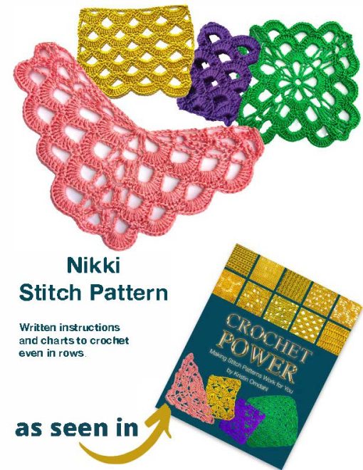 Nikki stitch pattern even in rows free crochet download