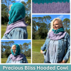 precious bliss hooded cowl knitting pattern