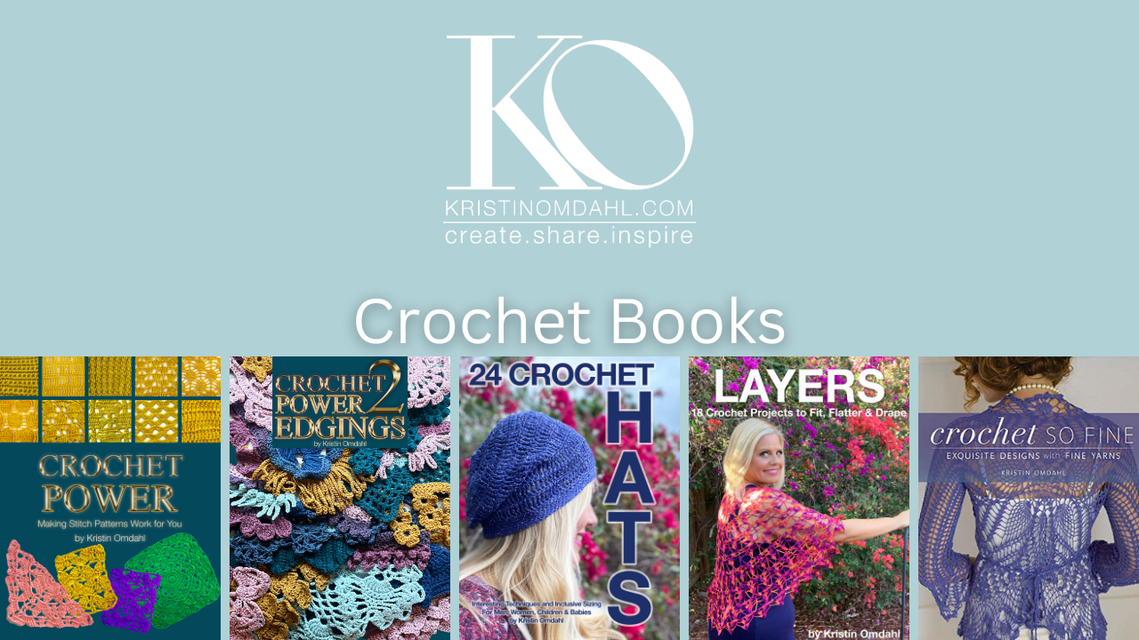 Kristin Omdahl crochet books