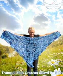 Tranquil Tiles Crochet Shawl Pattern by Kristin Omdahl