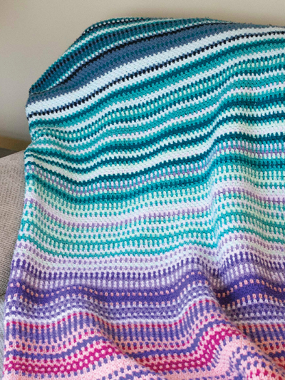 Annie's Catalog temperature crochet blanket pattern