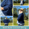 Best Buds knit cocoon shrug pattern