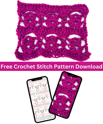 Isobella crochet stitch pattern free download