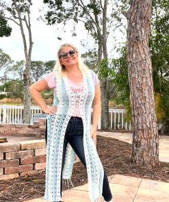 Gigi Duster Vest Crochet Pattern by Kristin Omdahl