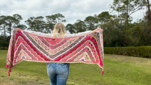 Isobella Modular Wrap Crochet Pattern by Kristin Omdahl