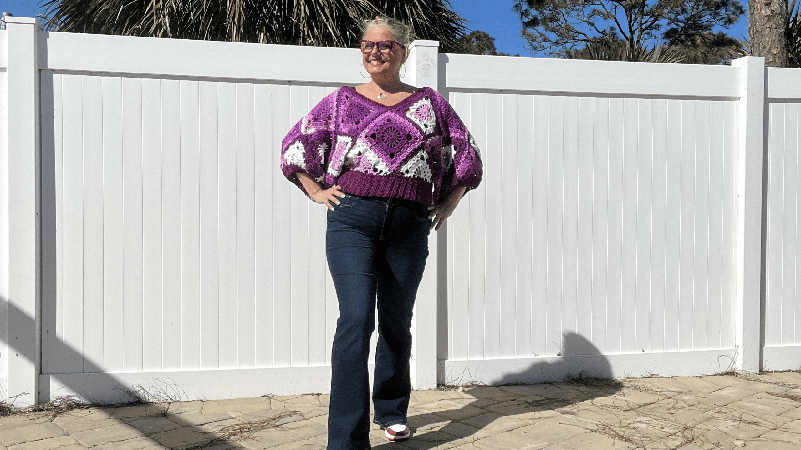 Dahlia Crochet Motif Pullover Pattern - Image 5